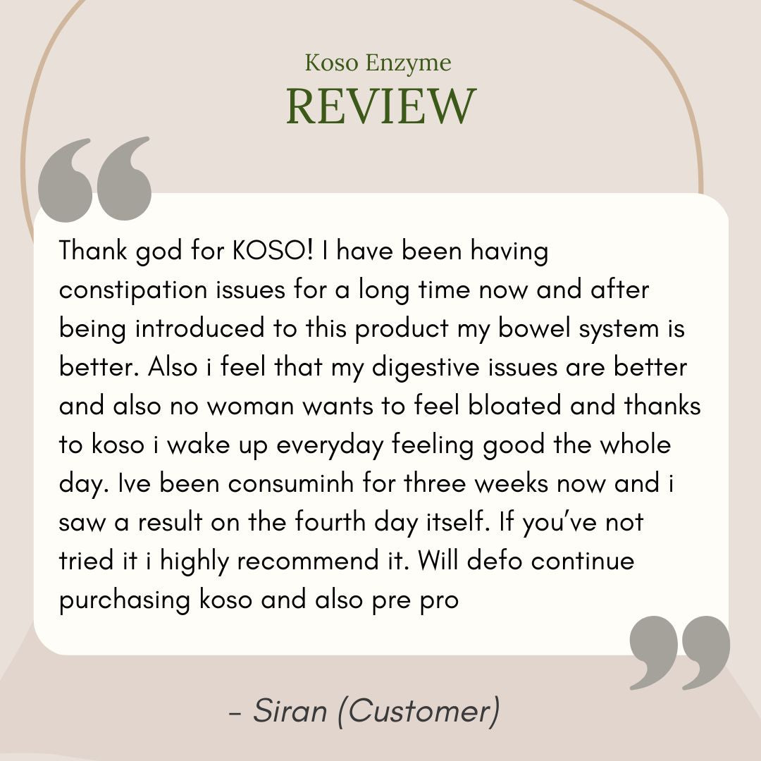 Koso Enzyme 10ML X 30 Sachets