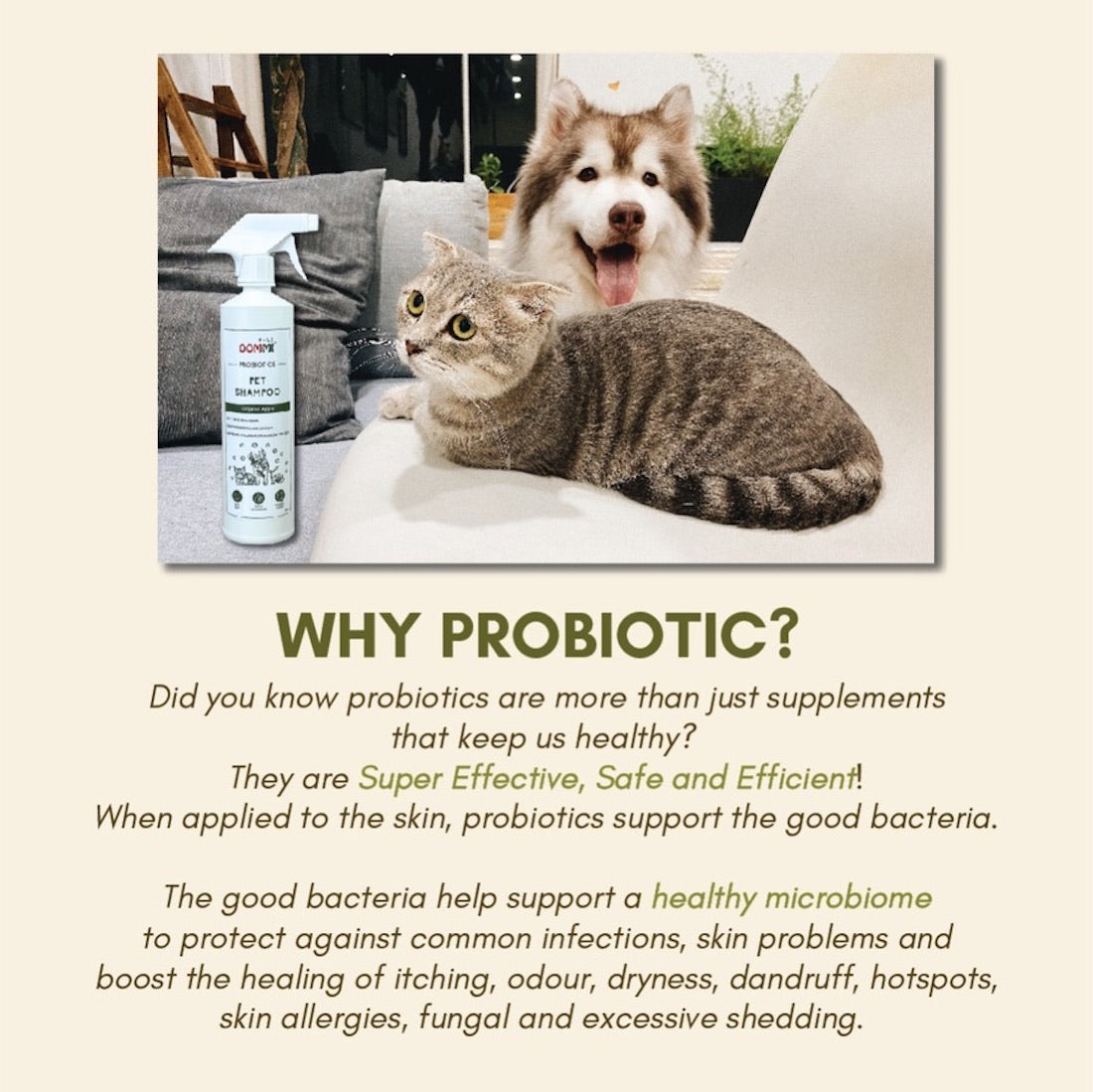 Hypoallergenic Pet Shampoo 500ML