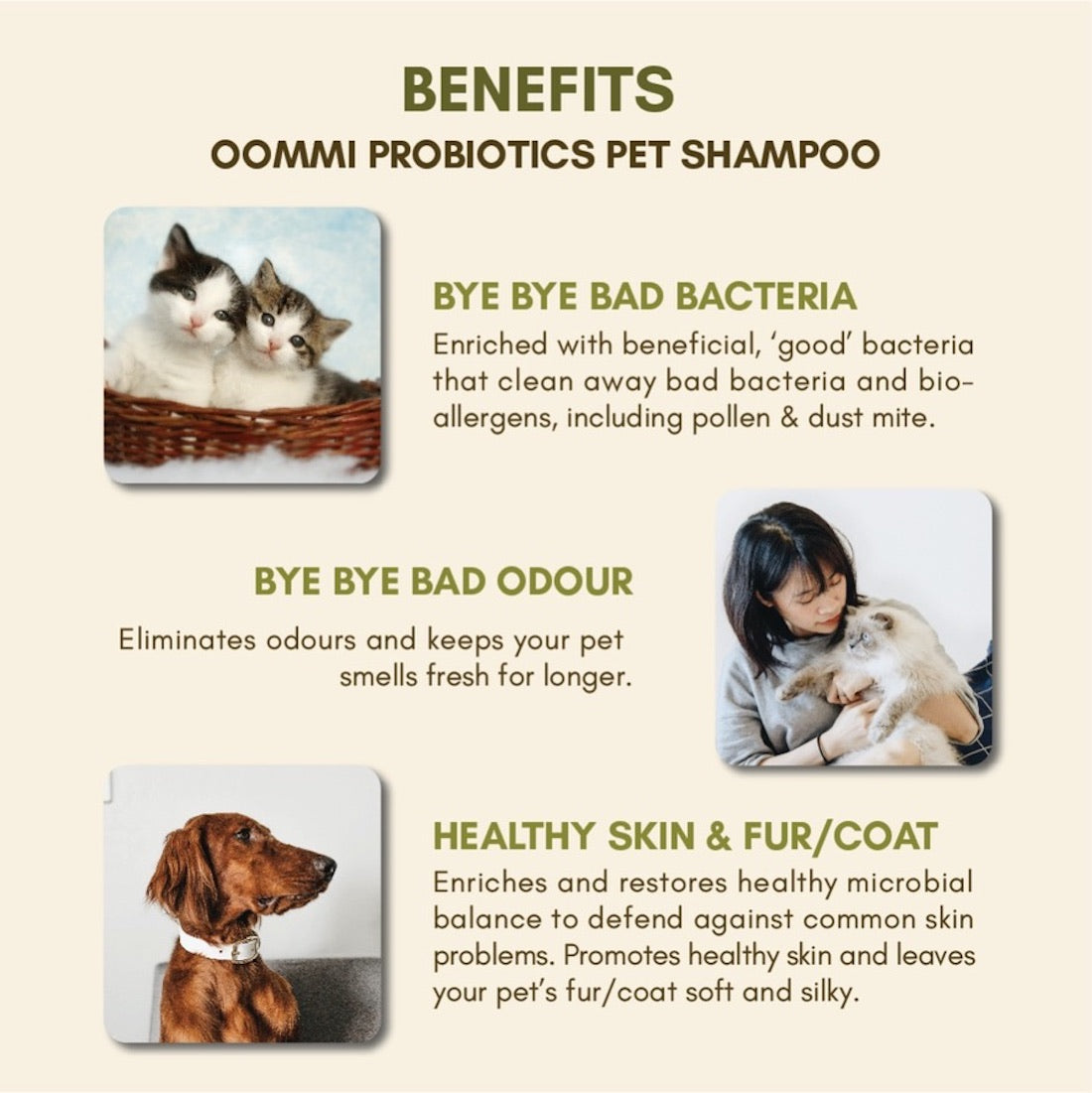 Hypoallergenic Pet Shampoo 500ML