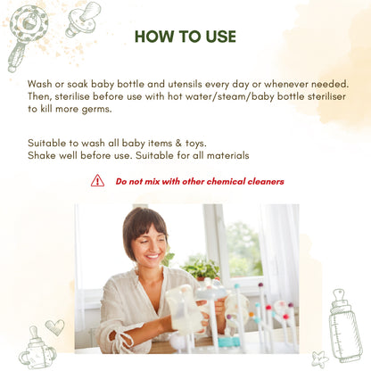 Baby Bottle & Utensil Cleaner 500ML