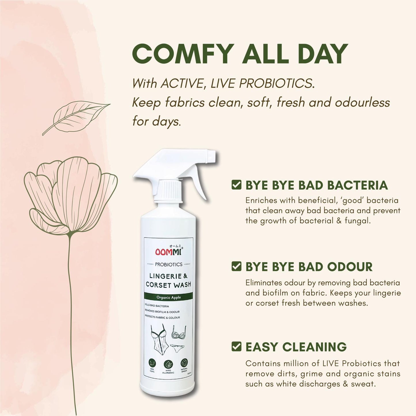 Lingerie & Corset Wash 500ML